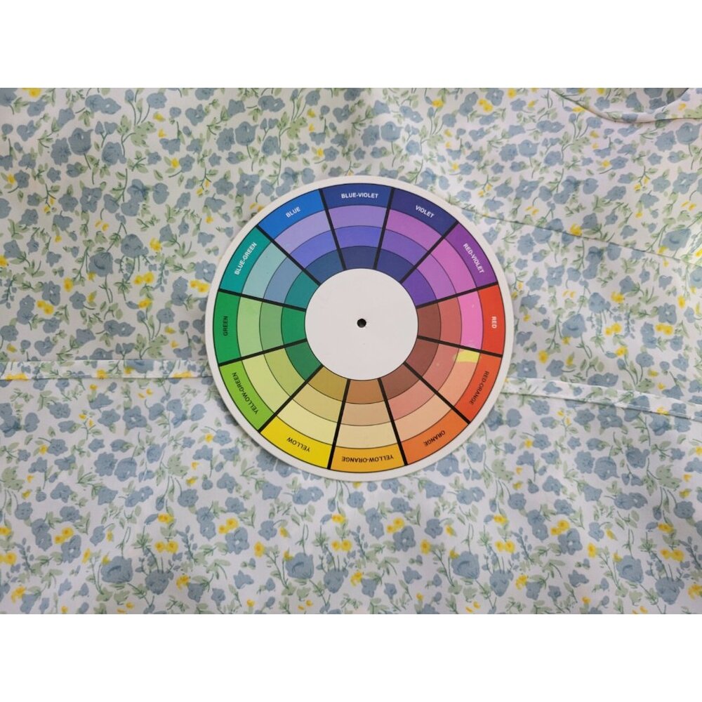 Agnes Orinda Womens Top 2X Plus 3/4 Sleeve Blue Floral Polyester FLO397XE - Picture 5 of 7